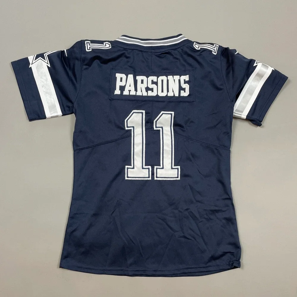 Nike Dallas Cowboys Micah Parsons 11 Youth Jersey Navy Blue Football Small